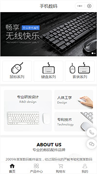无线鼠标键盘小程序商城模板