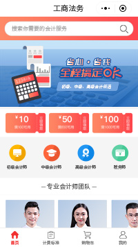 会计事务所-四大会计事务所小程序模板